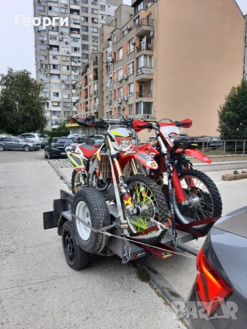 Наем ремарке транспорт на мотори 
