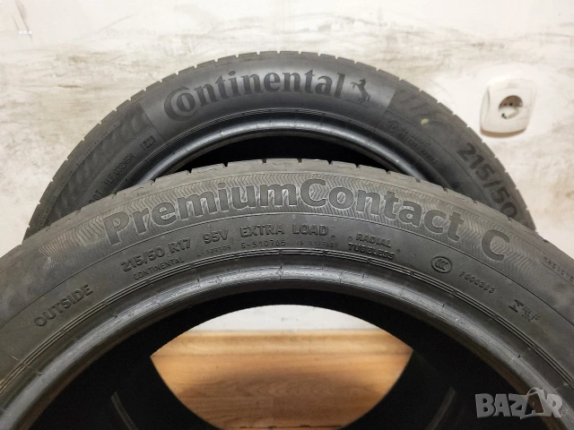 215/50/17 Continental 23 г. / летни гуми, снимка 7 - Гуми и джанти - 55085760