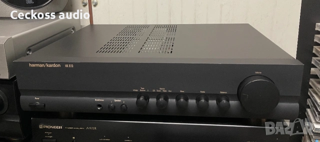 🔊 Harman Kardon HK610 🔊 🎶 Vintage Hi-Fi усилвател с отличен звук 🎶, снимка 4 - Ресийвъри, усилватели, смесителни пултове - 54886488