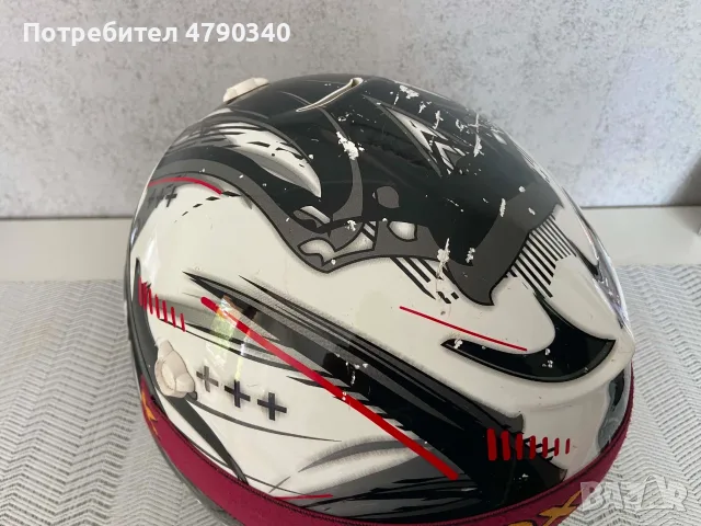 Кросова Каска За Мотор HJC Размер М 57см, снимка 8 - Аксесоари и консумативи - 55336189