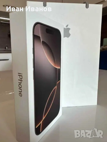 iPhone 16 Pro, Desert Titanium, 128 GB, 1 година международна гаранция, снимка 2 - Apple iPhone - 55282590