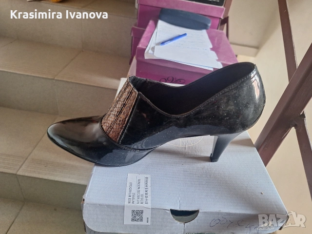 нови обувки естествен лак , снимка 3 - Дамски ежедневни обувки - 54184318