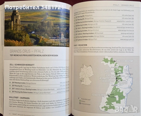 Справочник - вината на Германия 2019 / Falstaff Wein Guide Deutschland 2019, снимка 12 - Кулинария - 55064977