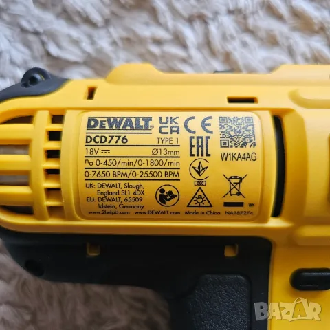 Dewalt DCD776 винтоверт НОВ, снимка 4 - Винтоверти - 55623435