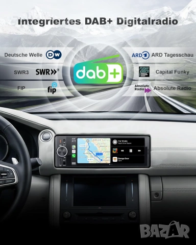 CarPlay / Android Auto радио 6.36” + Rear View Camera + Wireless Adapter (ПОДАРЪК), снимка 4 - Аксесоари и консумативи - 54148196