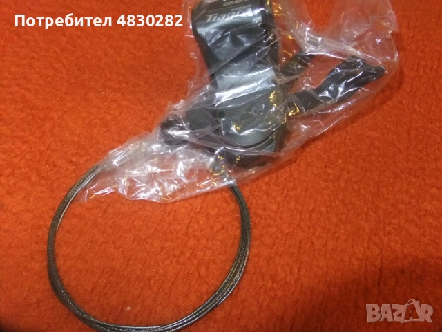  Команда - Shimano Tiagra SL-4700 2-speed Flat Bar Shift Lever left , снимка 2 - Части за велосипеди - 54654496