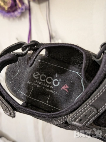 ECCO offroad сандали от набук номер 41, снимка 4 - Сандали - 55017563