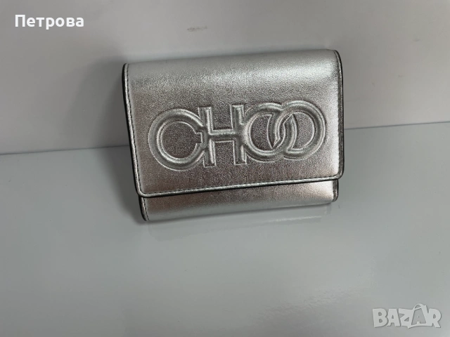 кожен портфейл Jimmy Choo Loni Оригинал