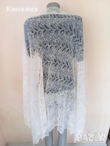 Шал от кози пух , снимка 4 - Шалове - 53211888