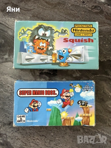 комплект Nintendo Game & Watch от 80-те години! 