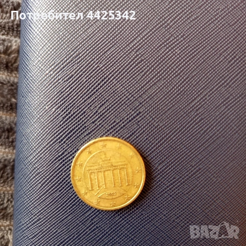 50 евро цента 2002г