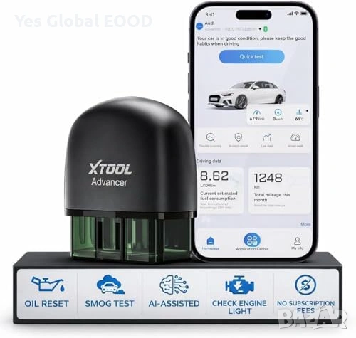 XTOOL AD20 Pro OBD2 диагностика Bluetooth iOS Android
