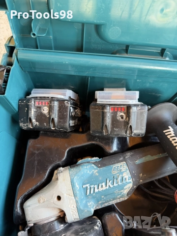 Makita DGA 511 2х5Ah безчетков ъглошлайф, снимка 7 - Ъглошлайфи - 55263376