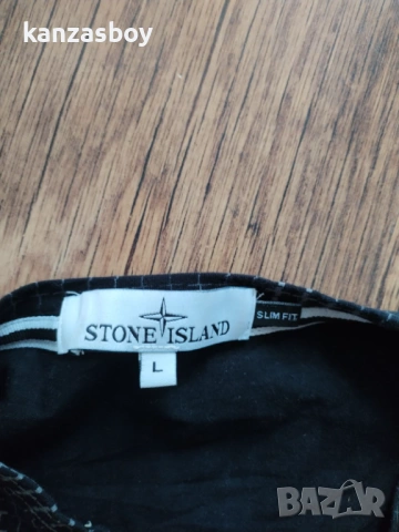 Stone Island - страхотна мъжка тениска L, снимка 3 - Тениски - 54948473