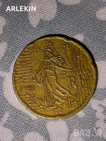 Монета Евро 20 цента 