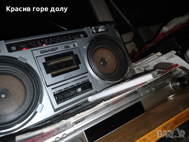 SHARP GF 7474 радиокасетофон , снимка 6 - Радиокасетофони, транзистори - 54716636