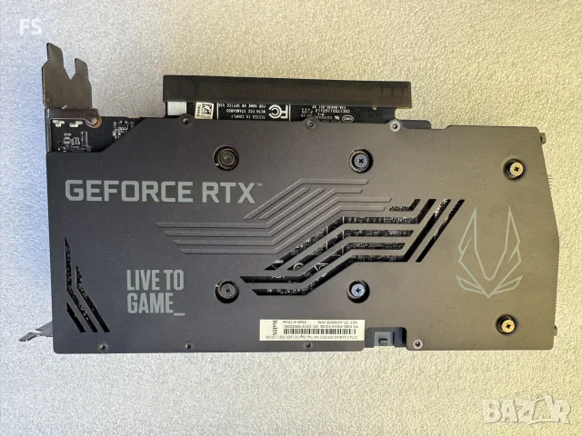 Nvidia Zotac RTX 3060 12 Gb GDDR6 Black, снимка 2 - Видеокарти - 55535784