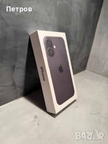 ЧИСТО НОВ! Iphone 16 Black + гаранция, снимка 2 - Apple iPhone - 54512423