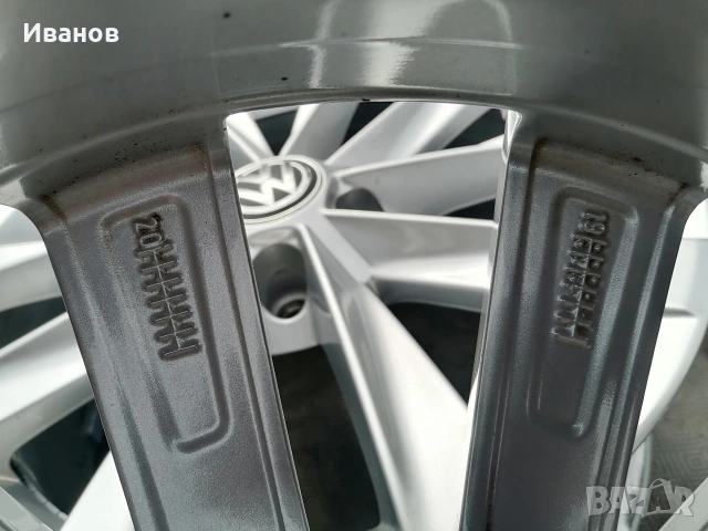 оригинални джанти 17" 5х112 VW 2 броя , снимка 7 - Гуми и джанти - 55000117