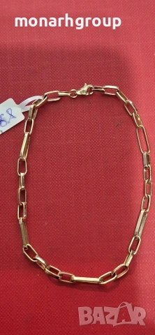Златна гривна, снимка 2 - Гривни - 54653556