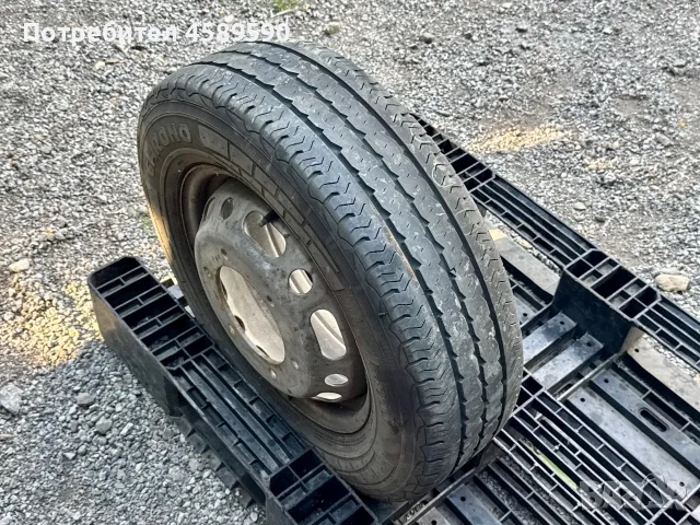 Резервна гума+Джанта 16цола 6x205 за ДВОЙНА ГУМА Mercedes Sprinter(2006-2026),Vw Crafter(2006-2017), снимка 5 - Гуми и джанти - 55668026
