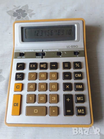 Калкулатор Toshiba LC-1250, снимка 2 - Друга електроника - 55047016