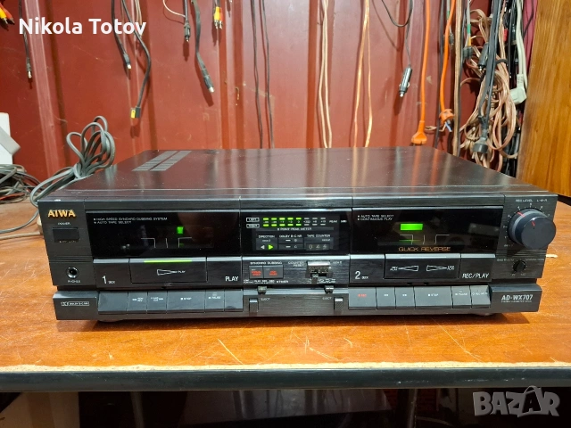 Продава се двукасетен дек Aiwa AD-WX707Z . 