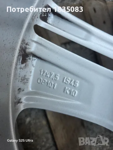 Лети джанти 17ки 5х115 Opel, Chevrolet + летни гуми 225/55/17 Bridgestone, снимка 9 - Гуми и джанти - 55325718