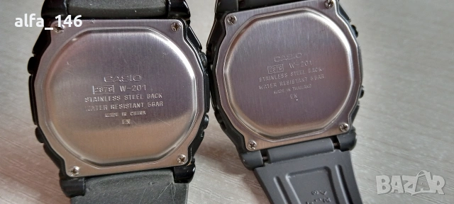 Лот часовници Casio W-201, снимка 2 - Мъжки - 54099132