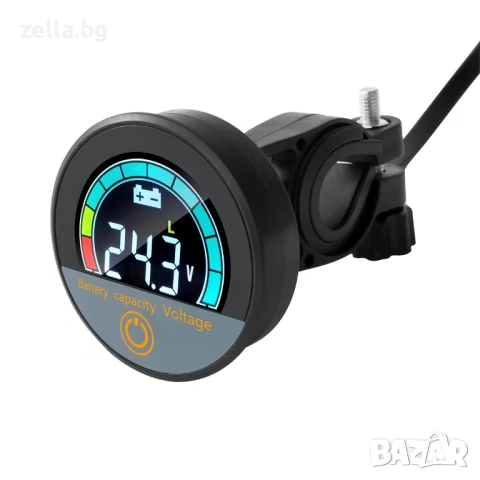 Дигитален волтметър и индикатор за батерия DC 7-100V за Li-ion LiFePO4 електрически тротинетки 10455