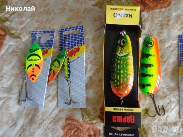 Блесни 8 броя,нови(въртящи и клатушки).Мепс,Рапала. , снимка 3 - Такъми - 54857699