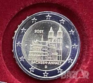  2 евро 2021 D ГЕРМАНИЯ