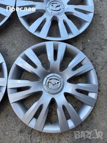 4 броя оригинални тасове за Mazda 15, снимка 2 - Аксесоари и консумативи - 54947741