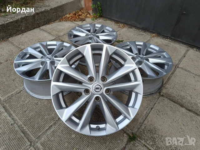 ОРИГИНАЛНИ джанти 17 ' цола 5x114,3 НИСАН Кашкай / NISSAN QASHQAI J10 J11 7J ET40 + датчици