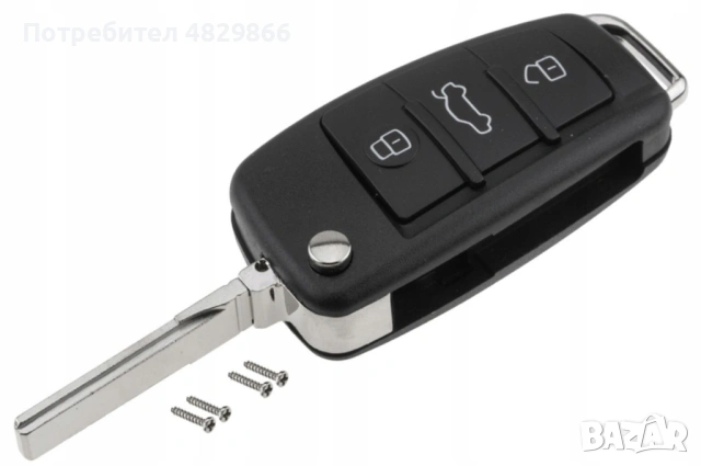 Кутийка за ключ с 3 бутона AUDI A1/A3/A4/A6/A8/Q3/Q5/Q7/TT, снимка 8 - Части - 54620868