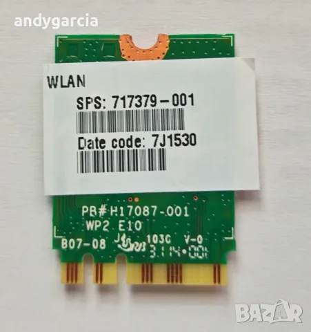 Intel AC 7260, Dual Band, 300 / 867Mbps, Bluetooth 4.0, mini PCI-E  Безжична мрежова карта, снимка 3 - Друга електроника - 49814469