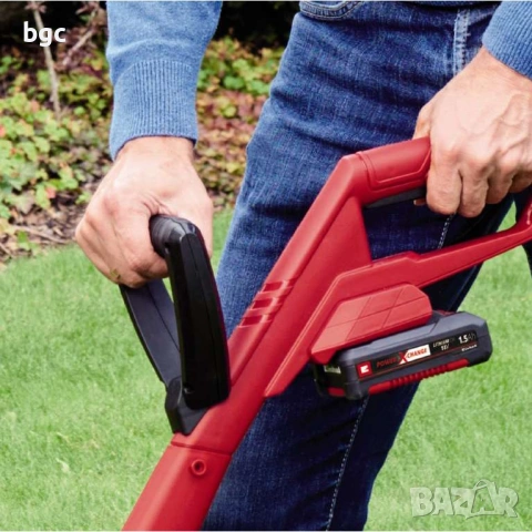 Einhell 18V Акумулаторна Ел Коса Тример Косачка за трева Ширина на рязане 24 см, Скорост на ножа 850, снимка 3 - Градинска техника - 55093959