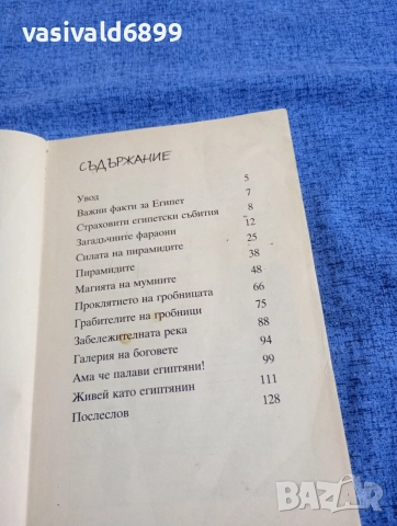 "Мистичните египтяни", снимка 6 - Детски книжки - 54803492
