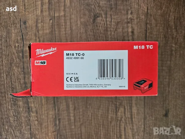 Мини зарядно устройство Milwaukee M18TC-0 M18, 18 V, 2.5 А, USB-C, снимка 10 - Други инструменти - 55436767