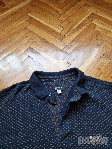 Страхотна мъжка тениска HUGO BOSS размер 2XL, снимка 4 - Тениски - 54590426