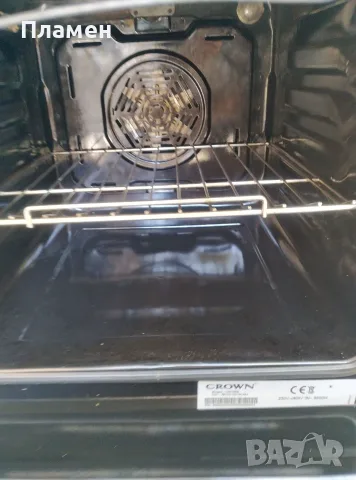Електрическа готварска печка Crown 50C3MA – 50 см, керамичен плот, мултифункционална фурна,, снимка 5 - Печки, фурни - 55426123