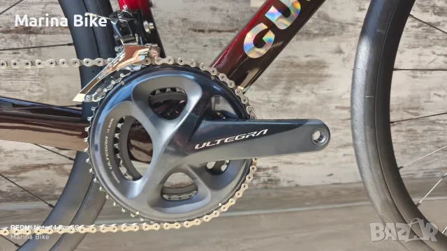 Карбонов шосеен велосипед Guerciotti Veloce S Disc Ultegra/105 Mix Velomann V30R | M (Пребоядисван), снимка 3 - Велосипеди - 55612121