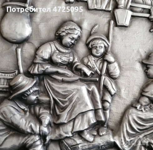 Оловна картина, снимка 2 - Декорация за дома - 54496527