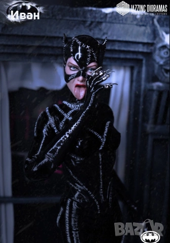 Фигура на Жената котка/Catwoman (1992 Batman Returns) DX ⅙ scala - нови и запечатани !, снимка 8 - Колекции - 54374668