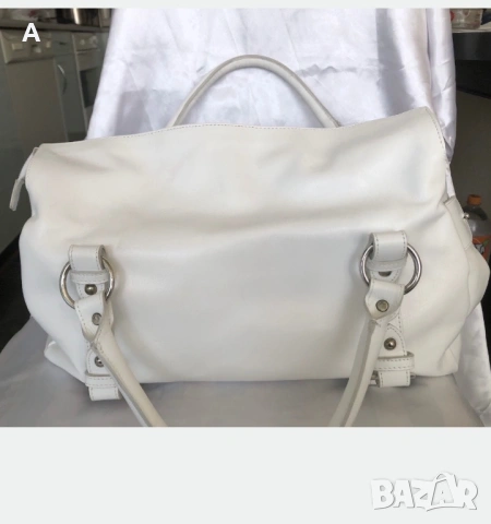 Дамска чанта естествена кожа Massimo Dutti, снимка 11 - Чанти - 30371107