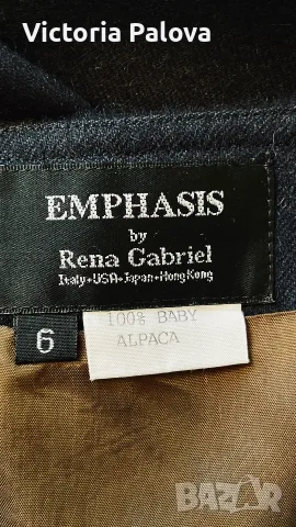 Нова дизайнерска пола EMPHASIS by Rena Gabriel om 100% Baby Alpaca, размер XS/S, снимка 9 - Поли - 55539482