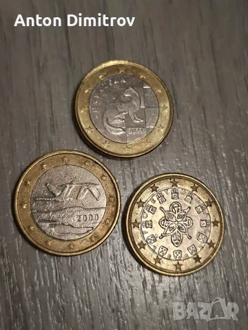 Евро монети, 1 и 2 euro, снимка 5 - Нумизматика и бонистика - 55657712