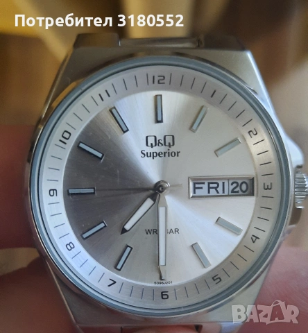 Q&Q-water resistant-мъжки часовник , снимка 8 - Мъжки - 54298423