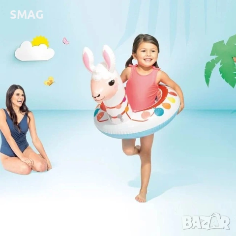Плувен пояс с животинки Ø86x58см (3-6 години) - Intex_7590138, снимка 6 - Надуваеми играчки - 54439458