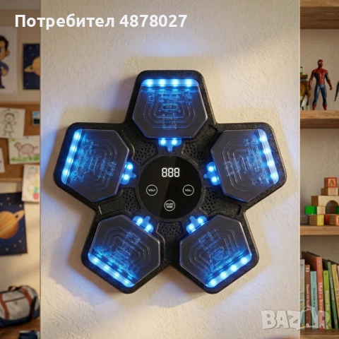 Интелигентна музикална боксова дъска - Bluetooth, Led дисплей и лесен монтаж, снимка 4 - Бокс - 55222403